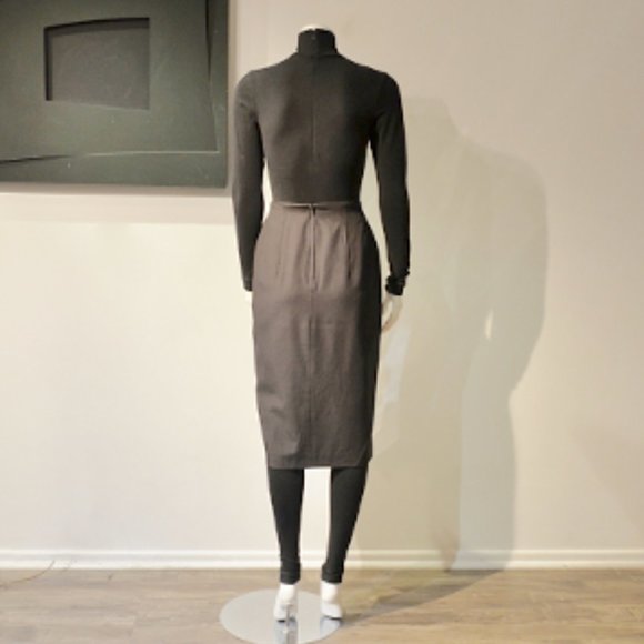 Vintage 80's Gab Split Front Pegged Midi Skirt - Picture 3 of 6